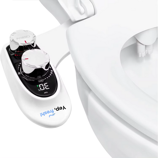 YepFresh™ Bidet Attachment With Temperature Control Non-Electric Butt Washer